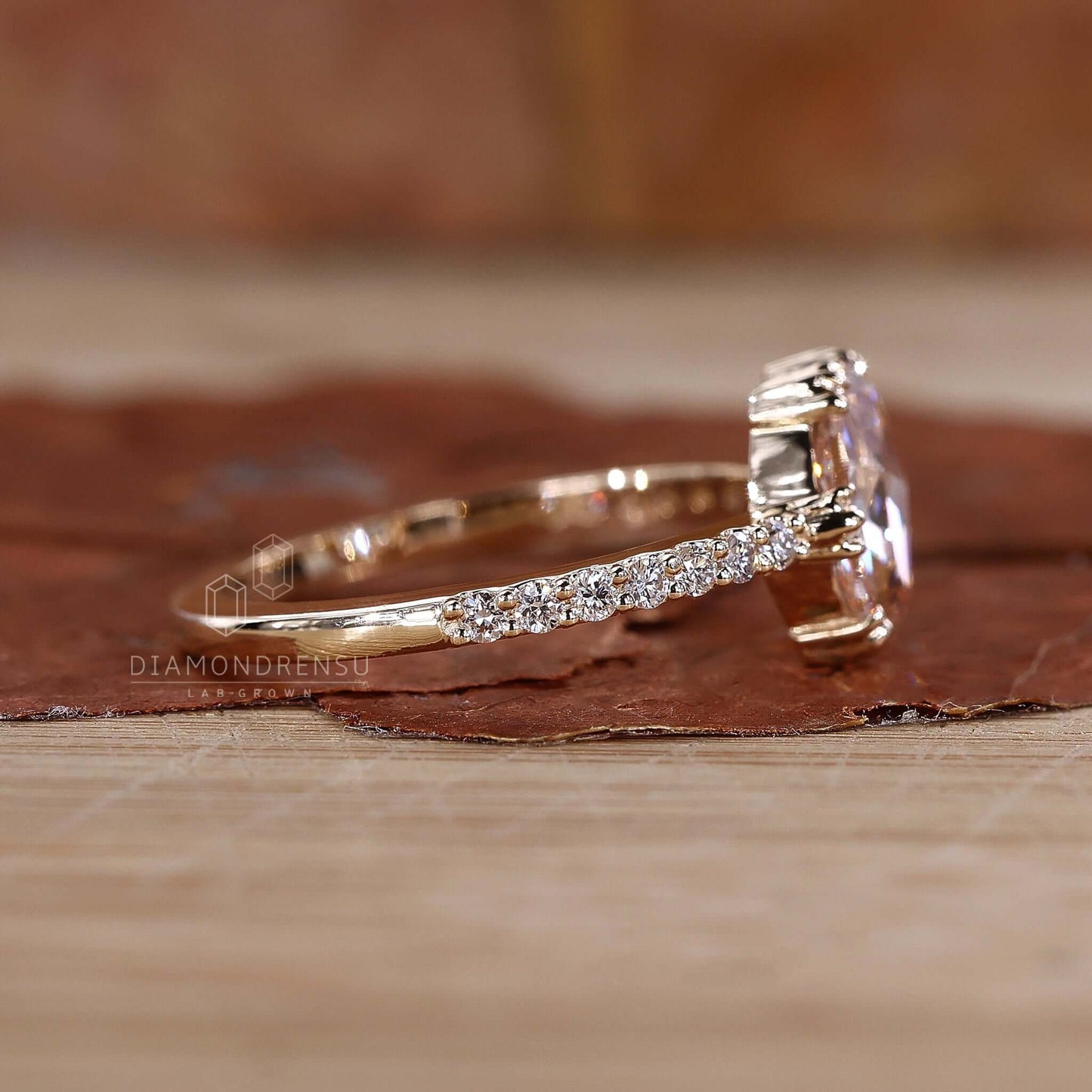 Vintage rose cut diamond ring with intricate craftsmanship