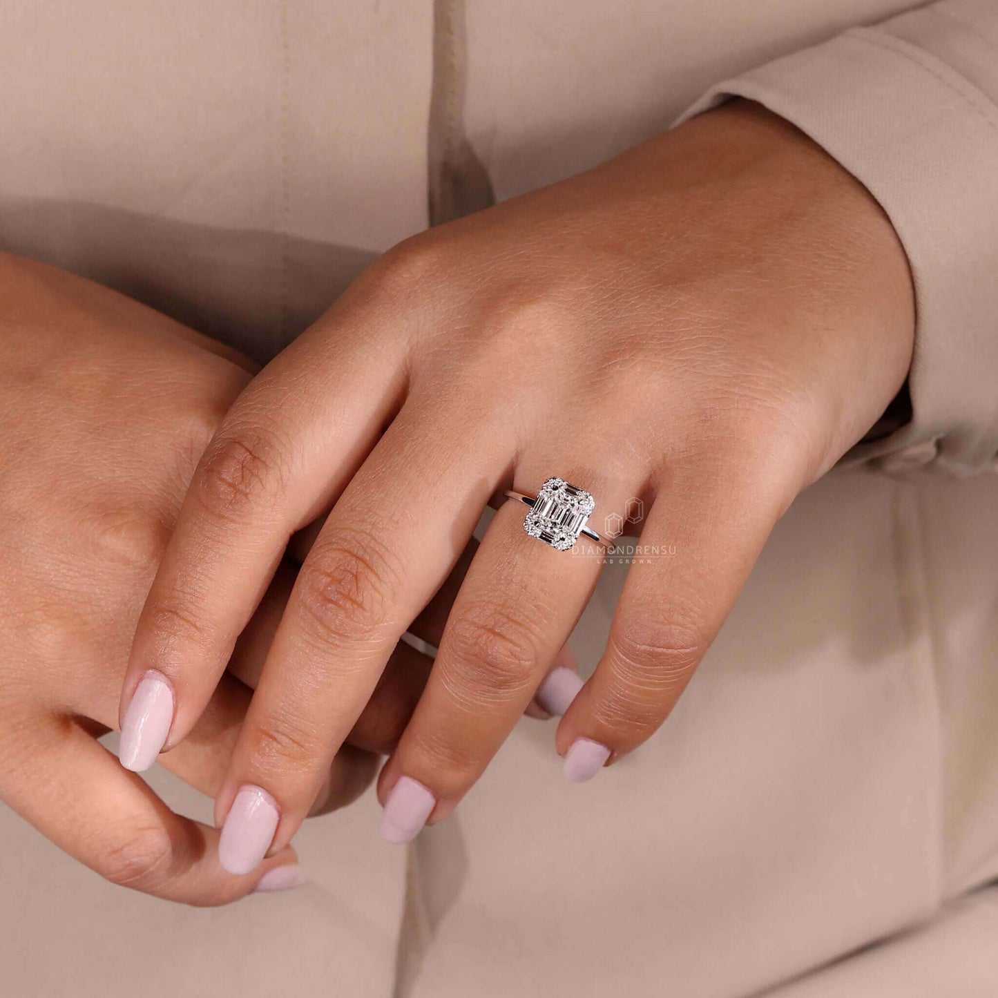 emerald diamond ring