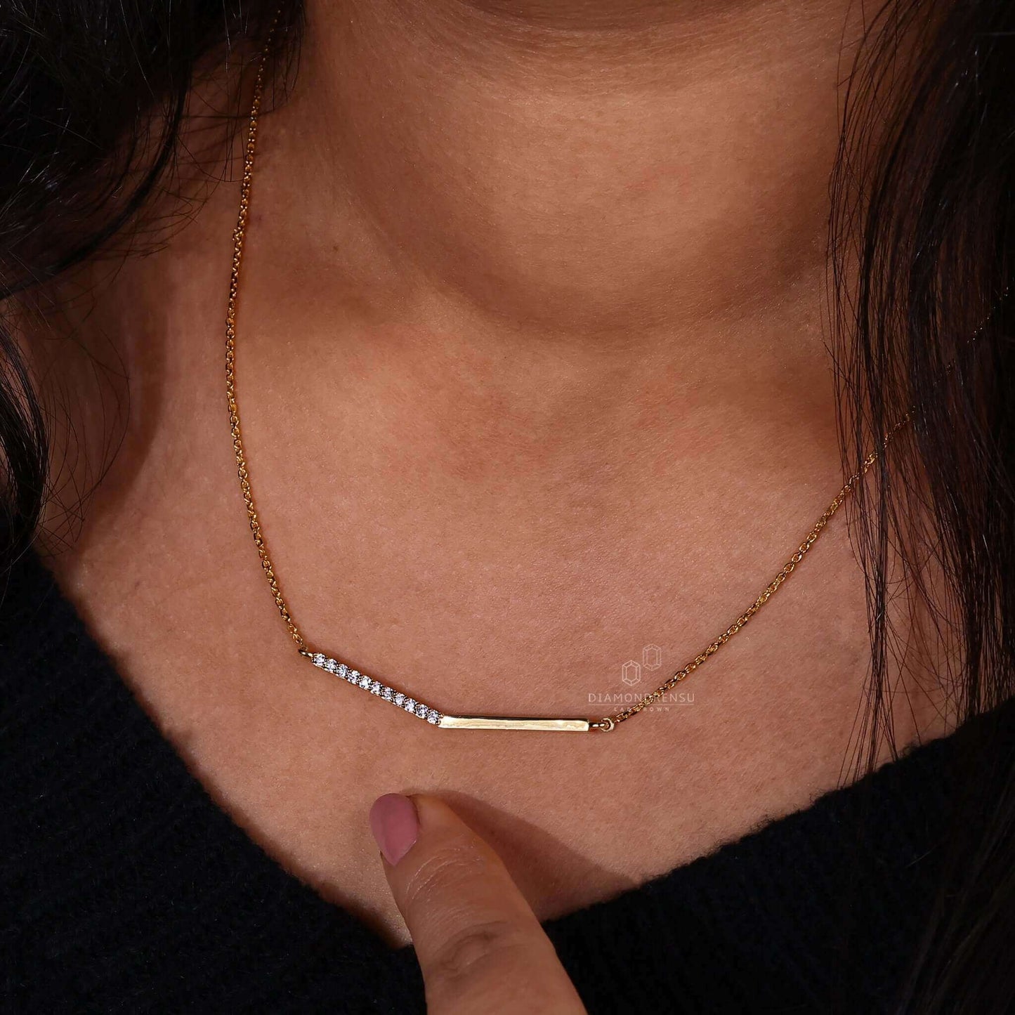 chevron necklace