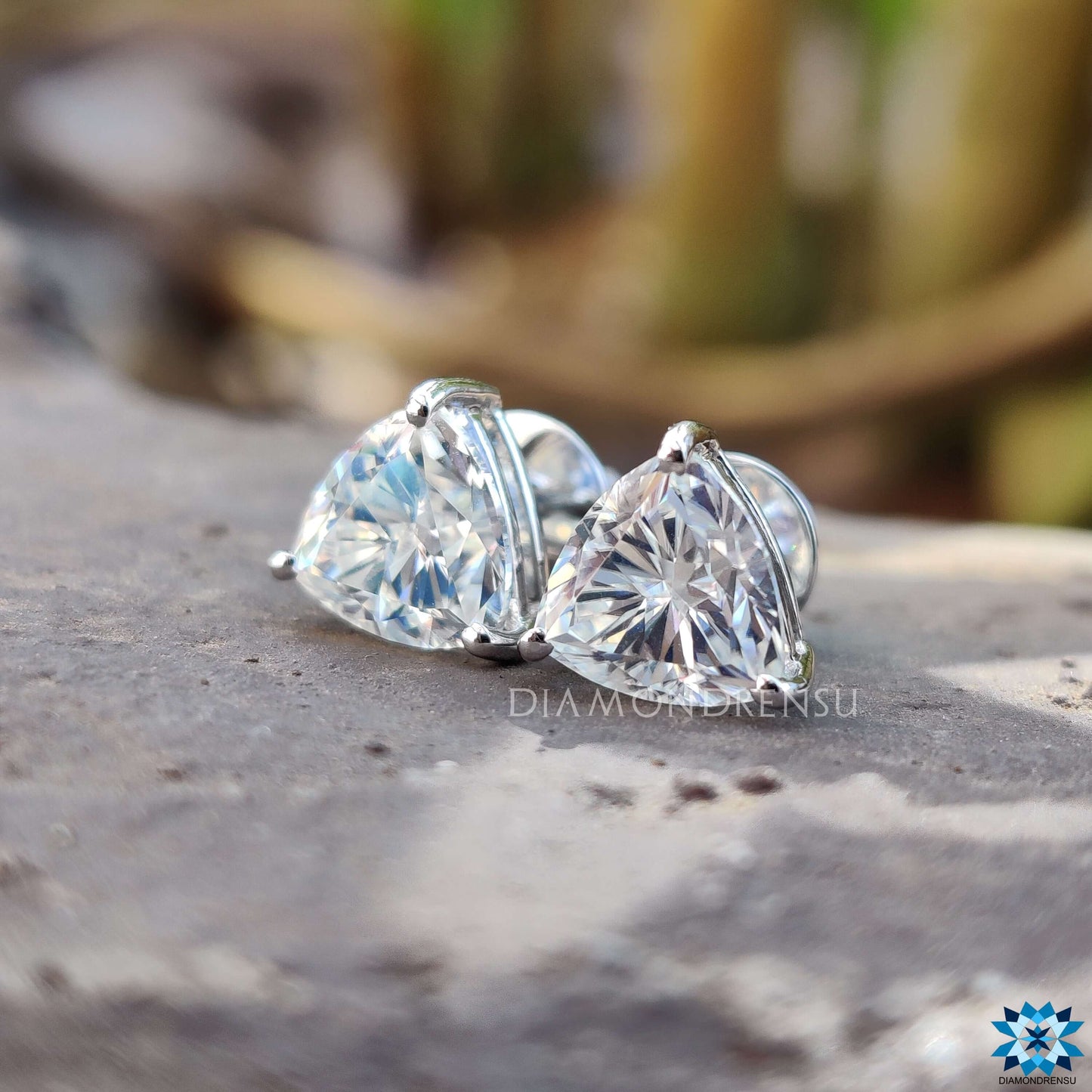 moissanite wedding earrings
