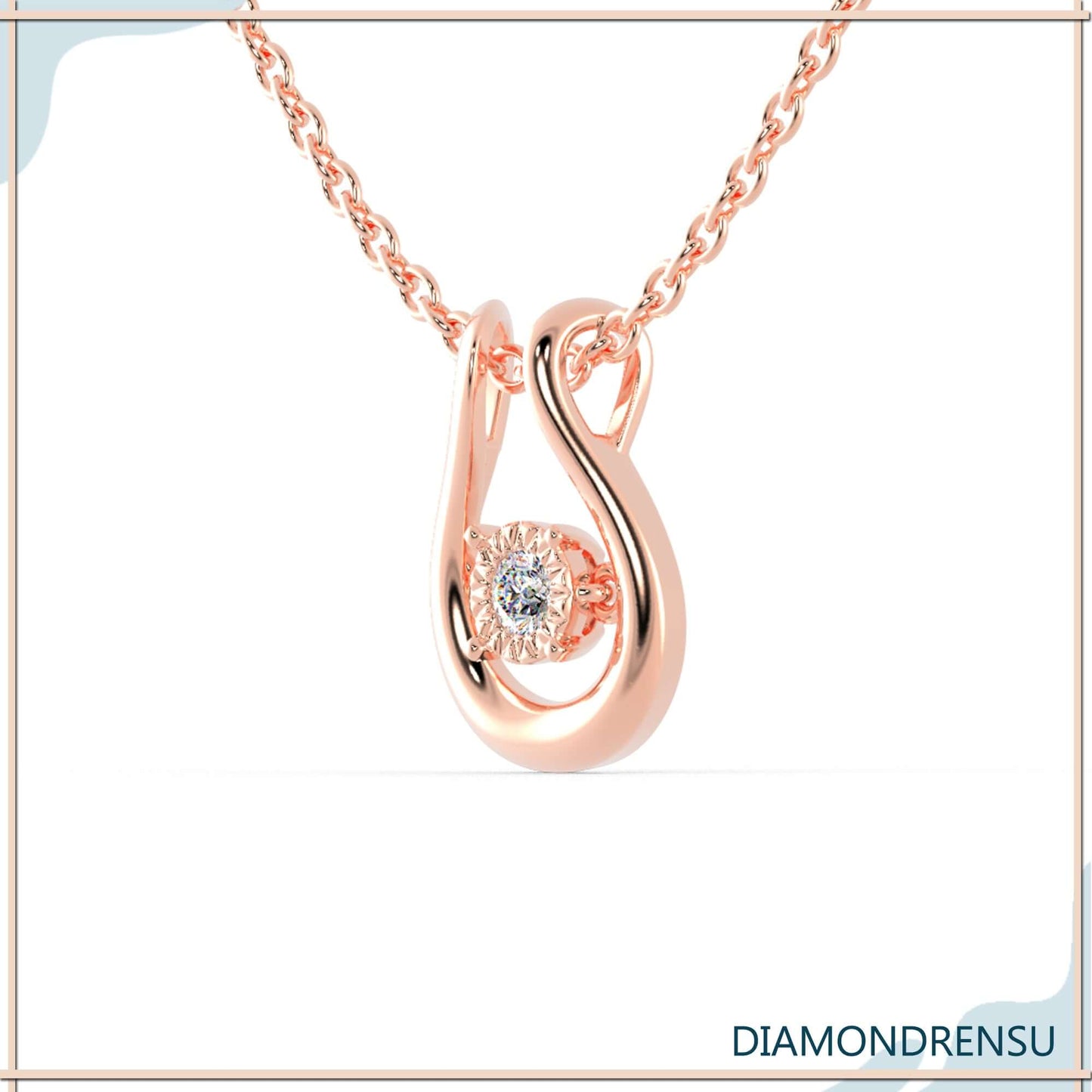 round cut pendant - diamondrensi