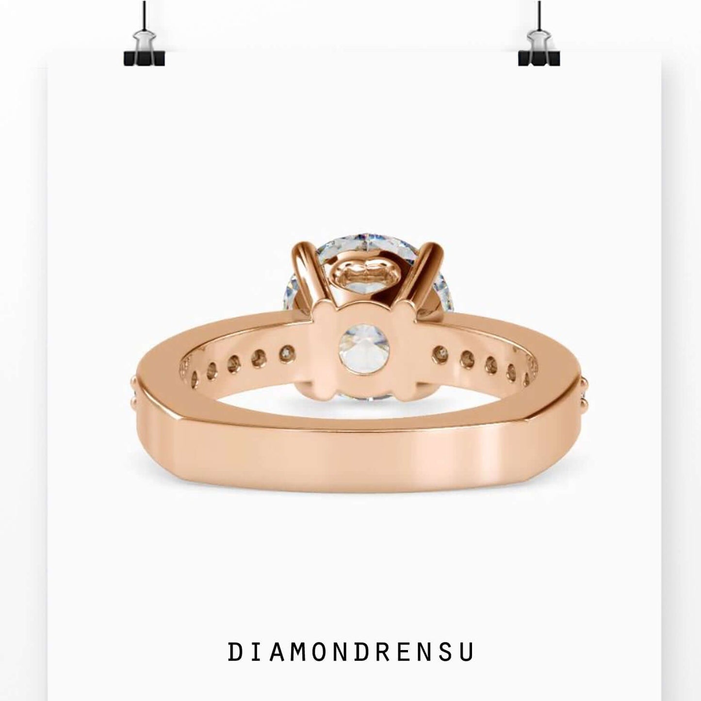 Lab grown diamond ring offering sustainable luxury with brilliance.