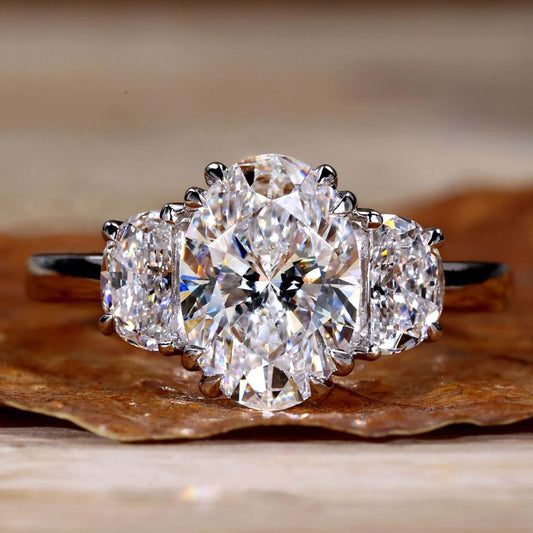 oval engagement ring