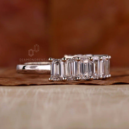 lab created diamond band