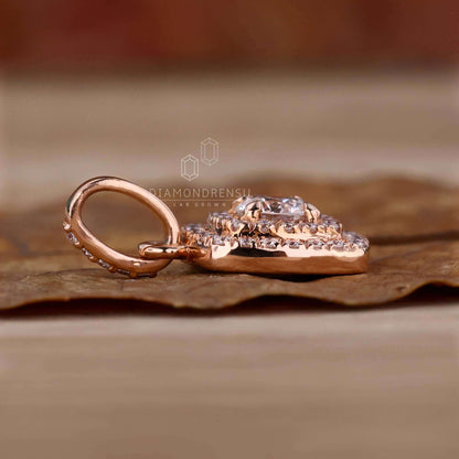 lab grown diamond pendant