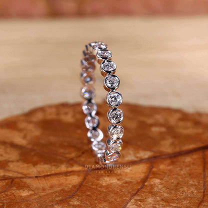 bezel set eternity band