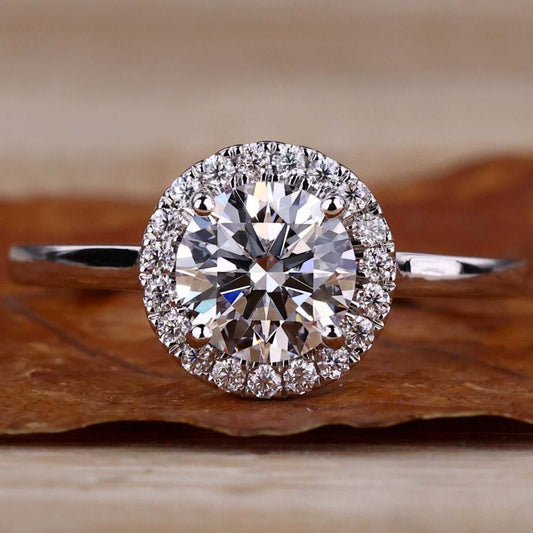 lab grown diamond engagement ring