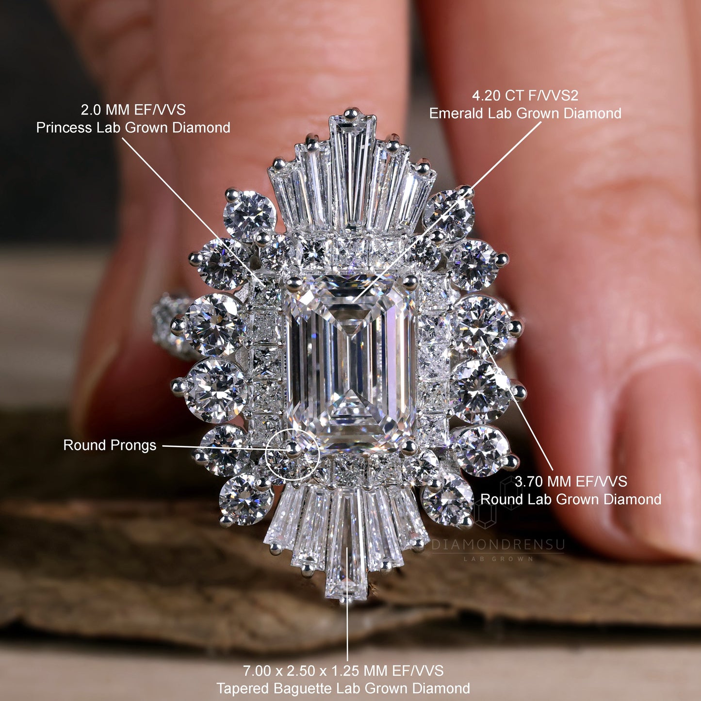 halo engagement ring