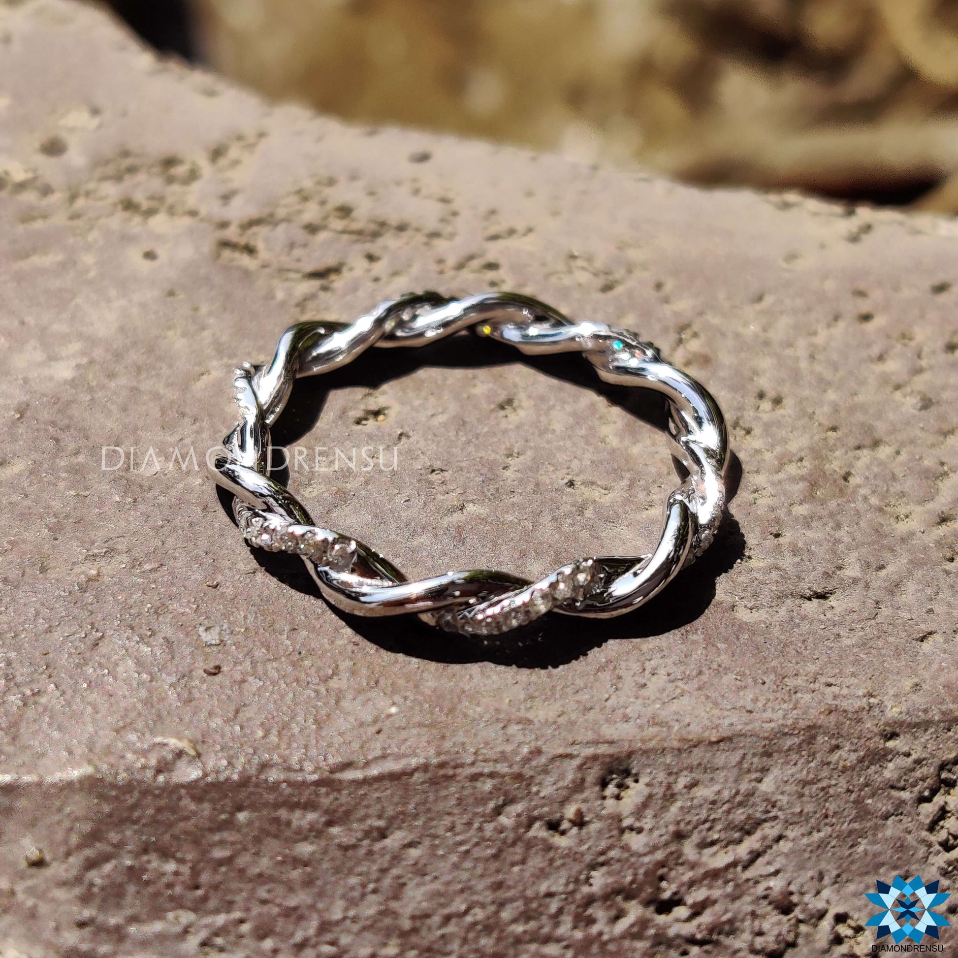 moissanite wedding bands - diamondrensu