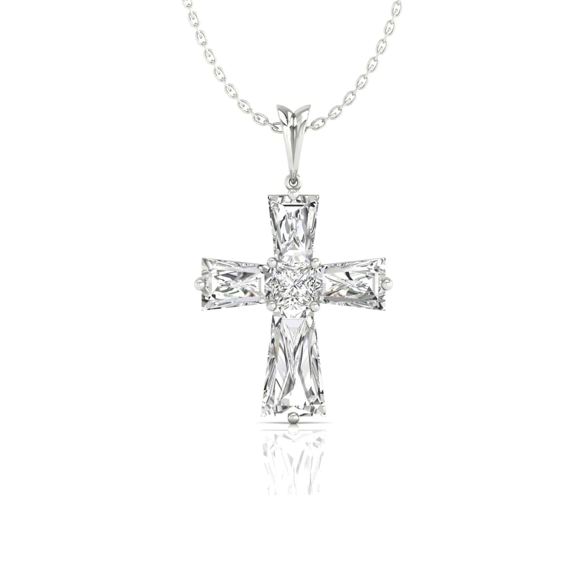 moissanite wedding pendant - diamondrensu
