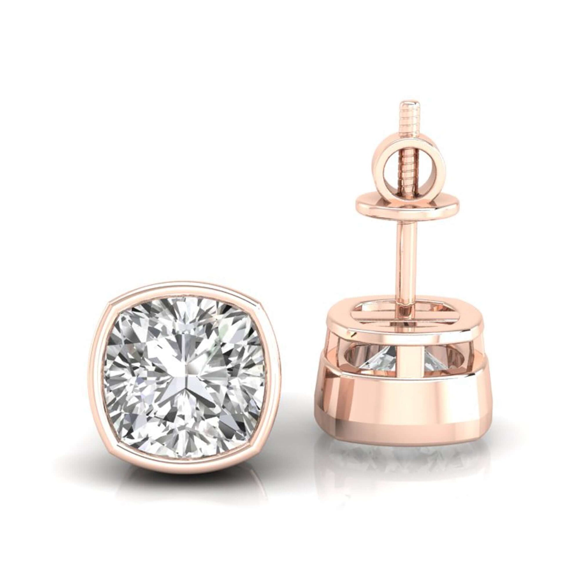 moissanite earrings - diamondrensu