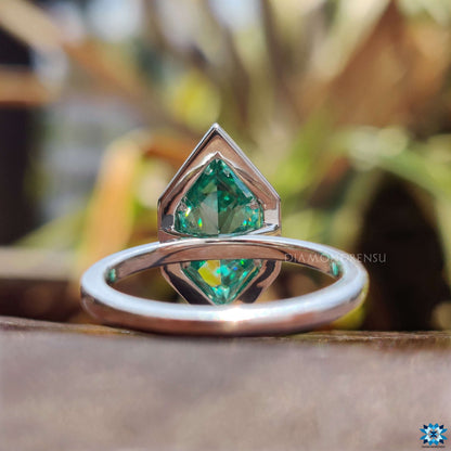 dutch marquise cut moissanite engagement ring