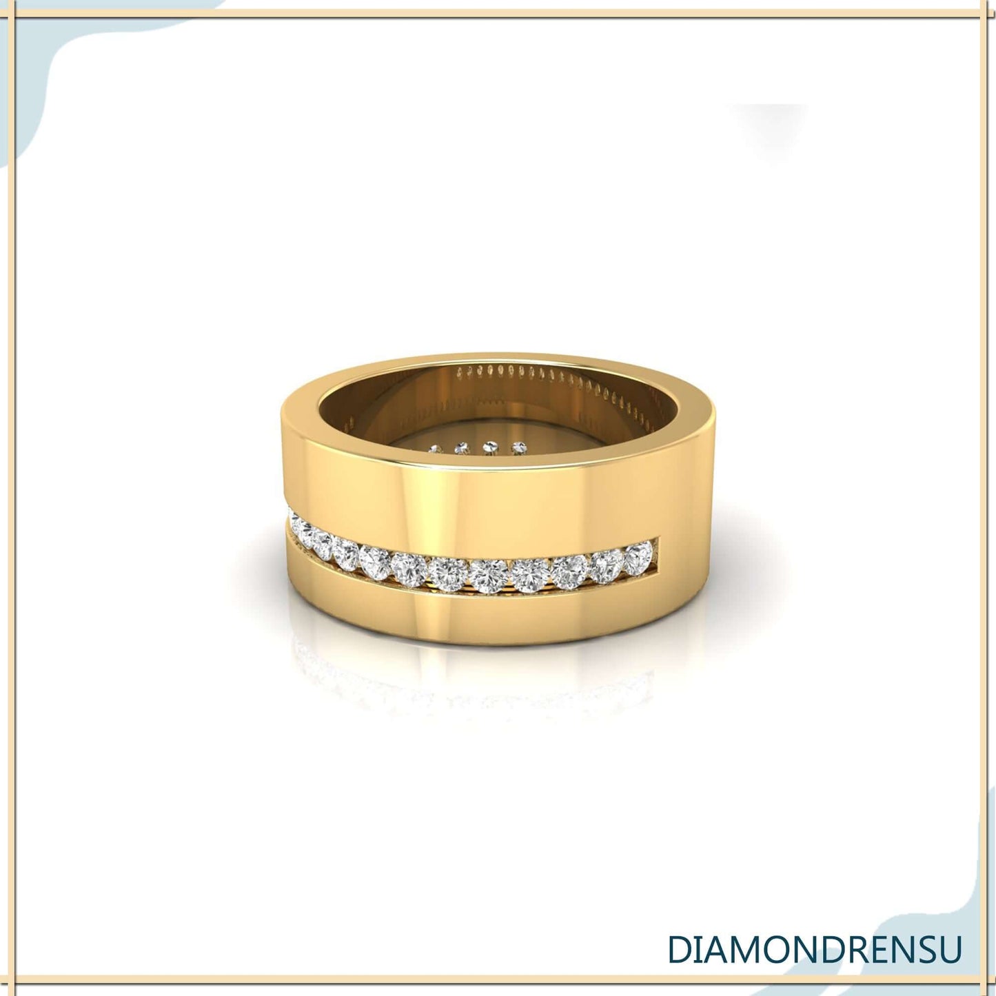 mens moissanite rings - diamondrensu