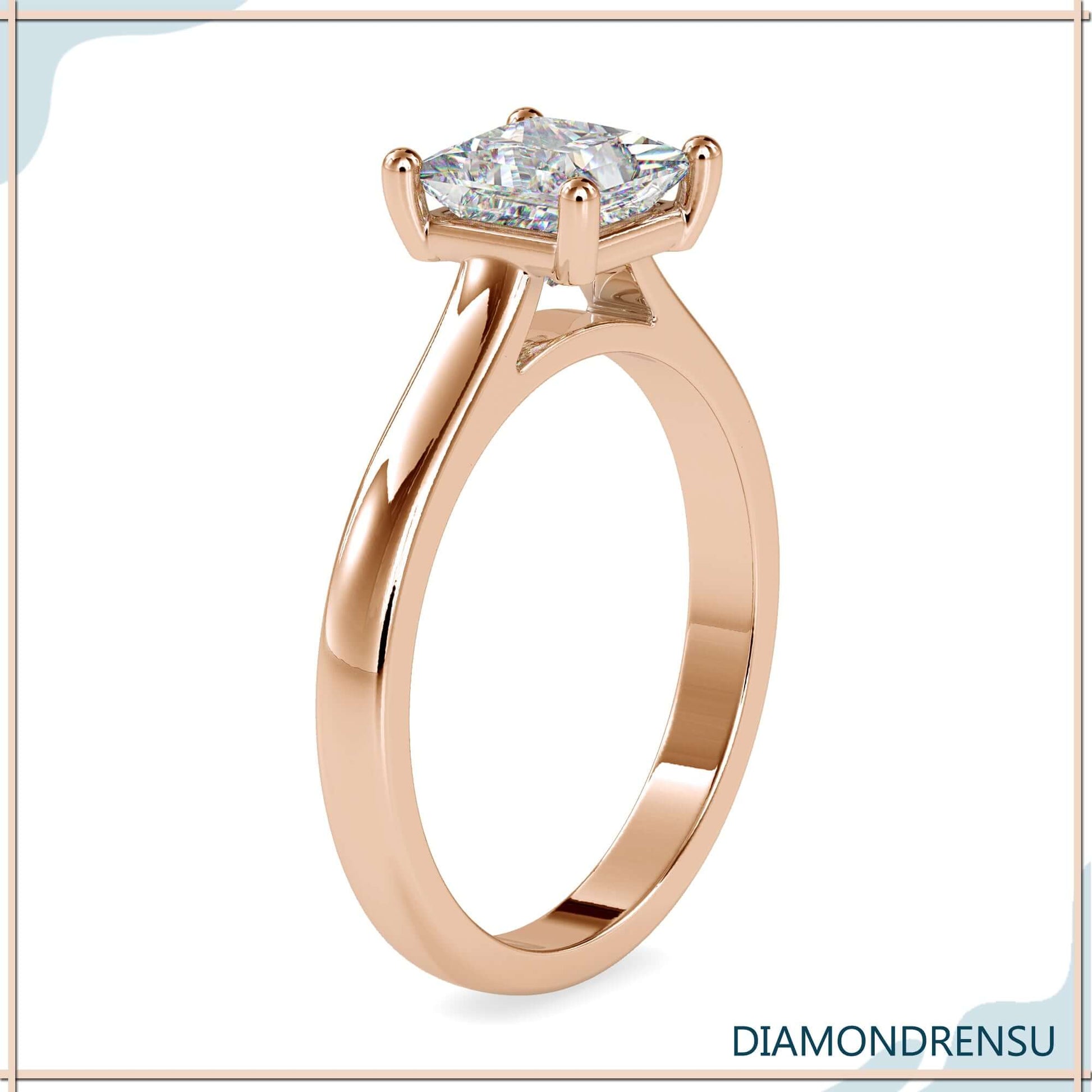 princess cut moissanite - diamondrensu