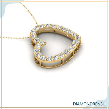 moissanite pendant set - diamondrensu