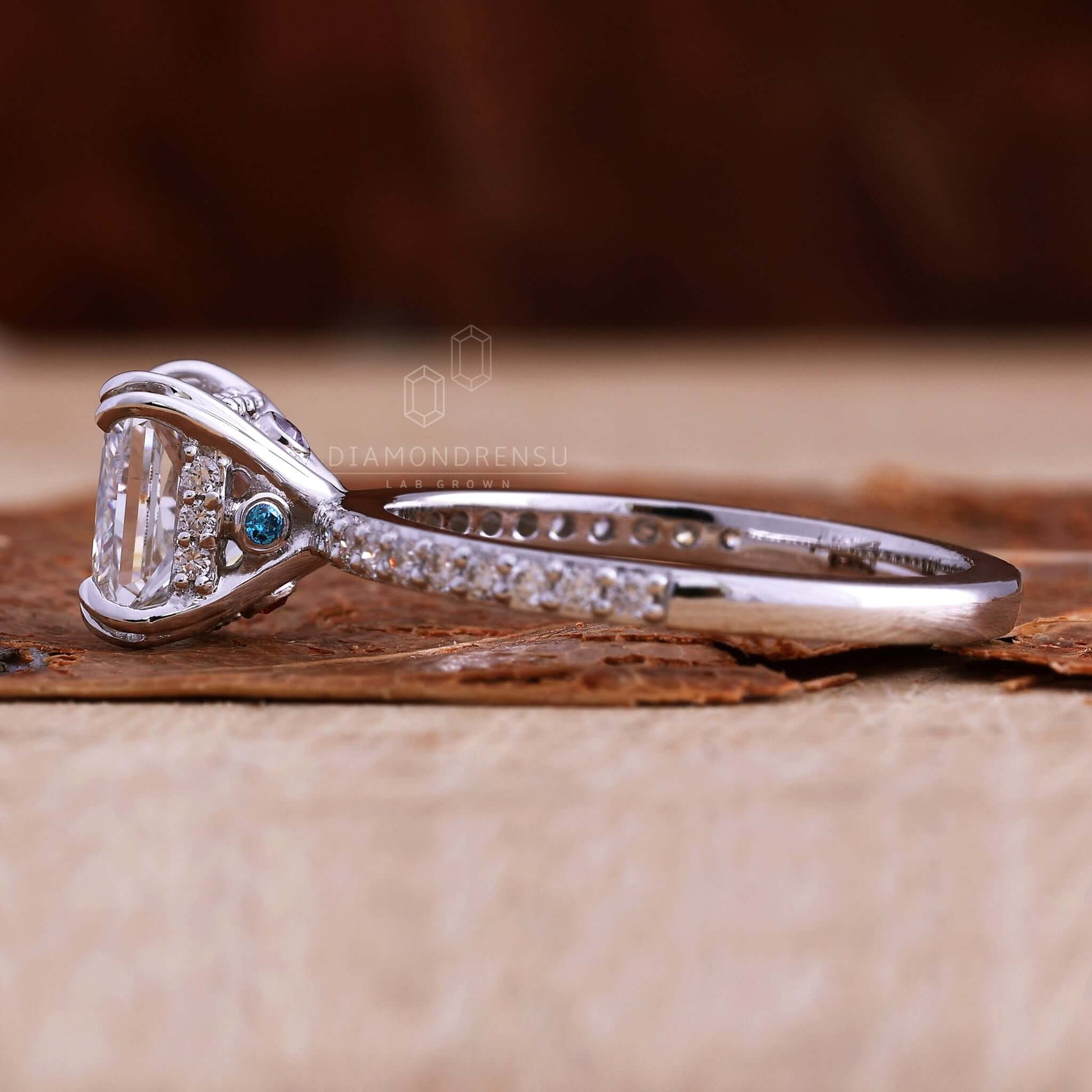 hidden halo engagement ring