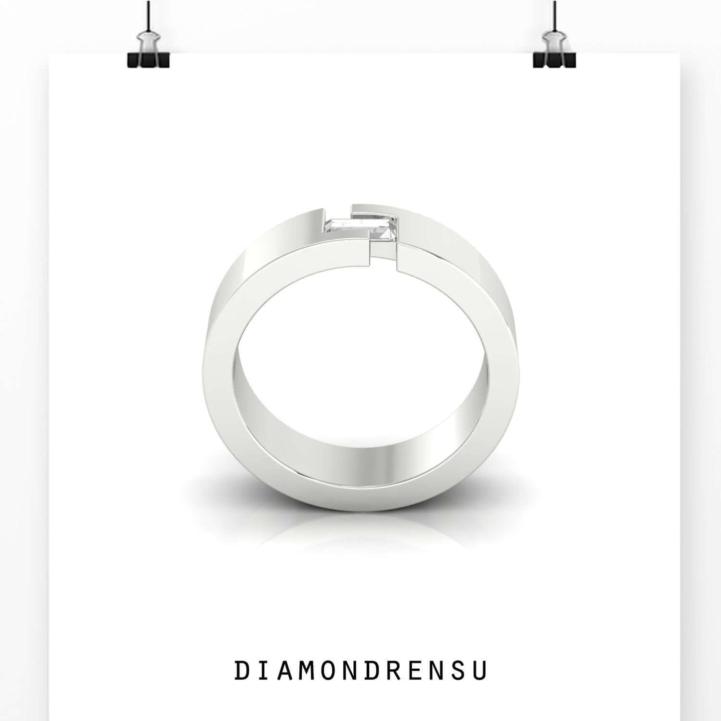 custom moissanite engagement rings - diamondrensu