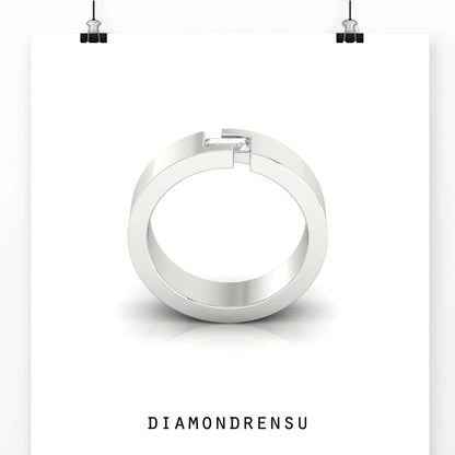 custom moissanite engagement rings - diamondrensu