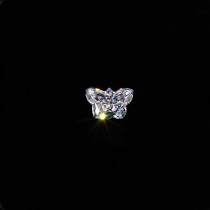 butterfly cut moissanite
