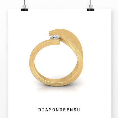 unique moissanite engagement rings - diamondrensu