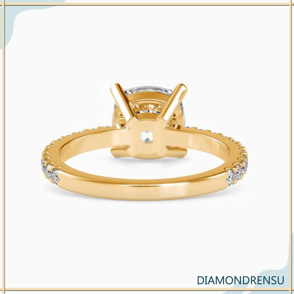 affordable moissanite engagement rings - diamondrensu