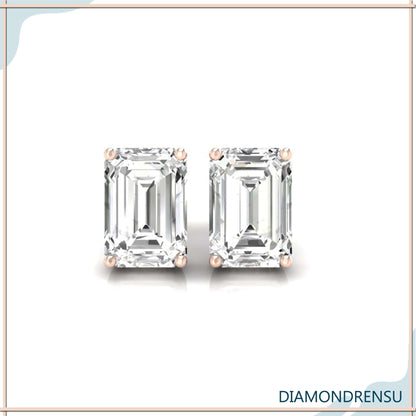 moissanite stud earrings - diamondrensu
