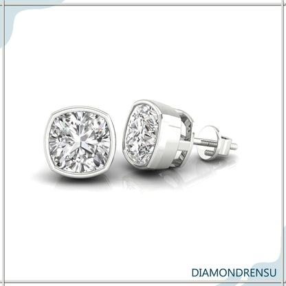 cushion cut moissanite - diamondrensu