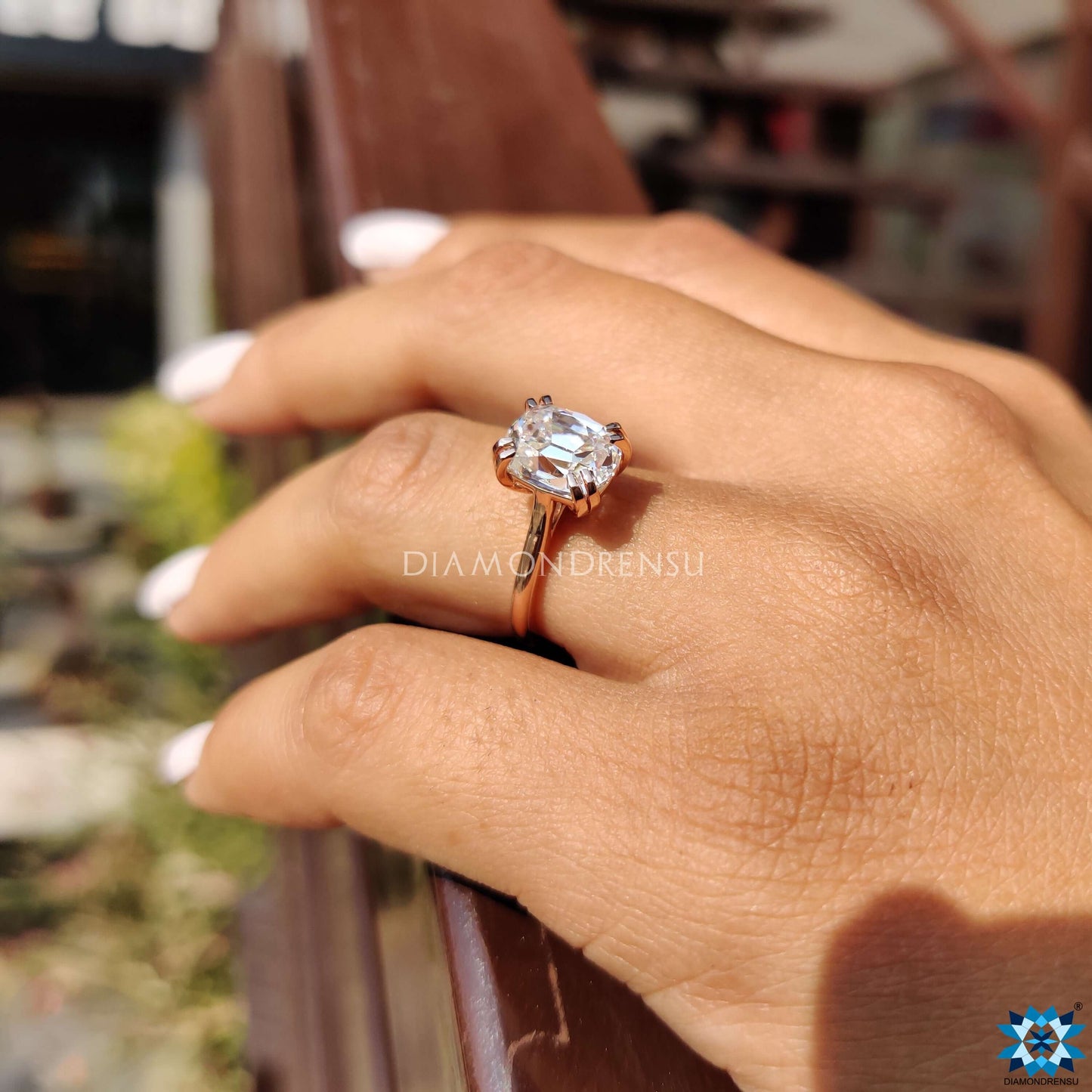 moissanite engagement rings - diamondrensu