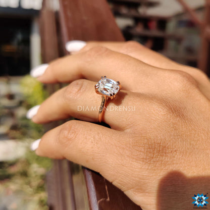 moissanite engagement rings - diamondrensu
