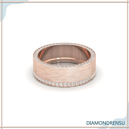 unique mens wedding bands - diamondrensu