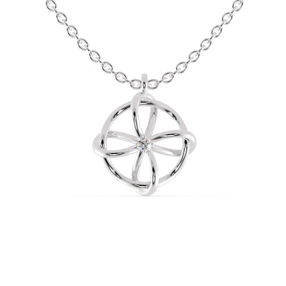 white gold wedding pendant - diamondrensu