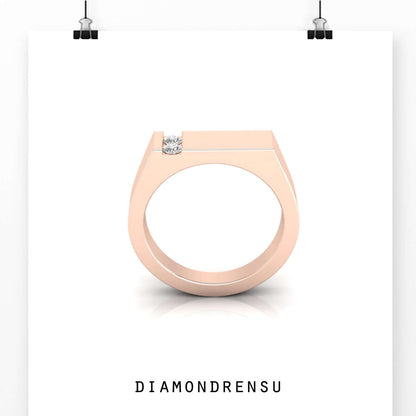 unique mens wedding bands - diamondrensu