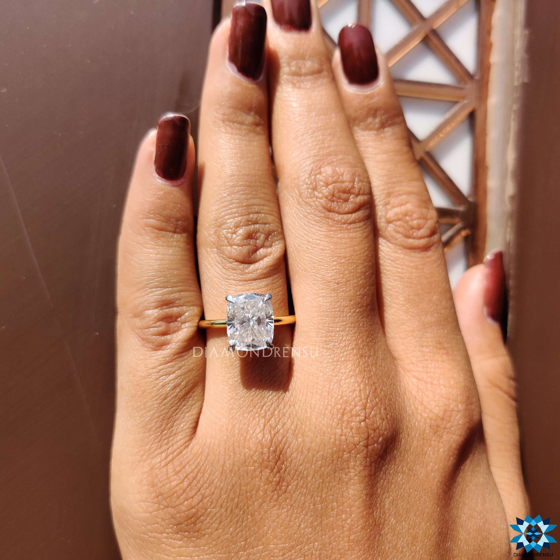 moissanite engagement rings - diamondrensu