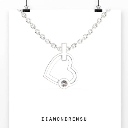 moissanite pendant - diamondrensu