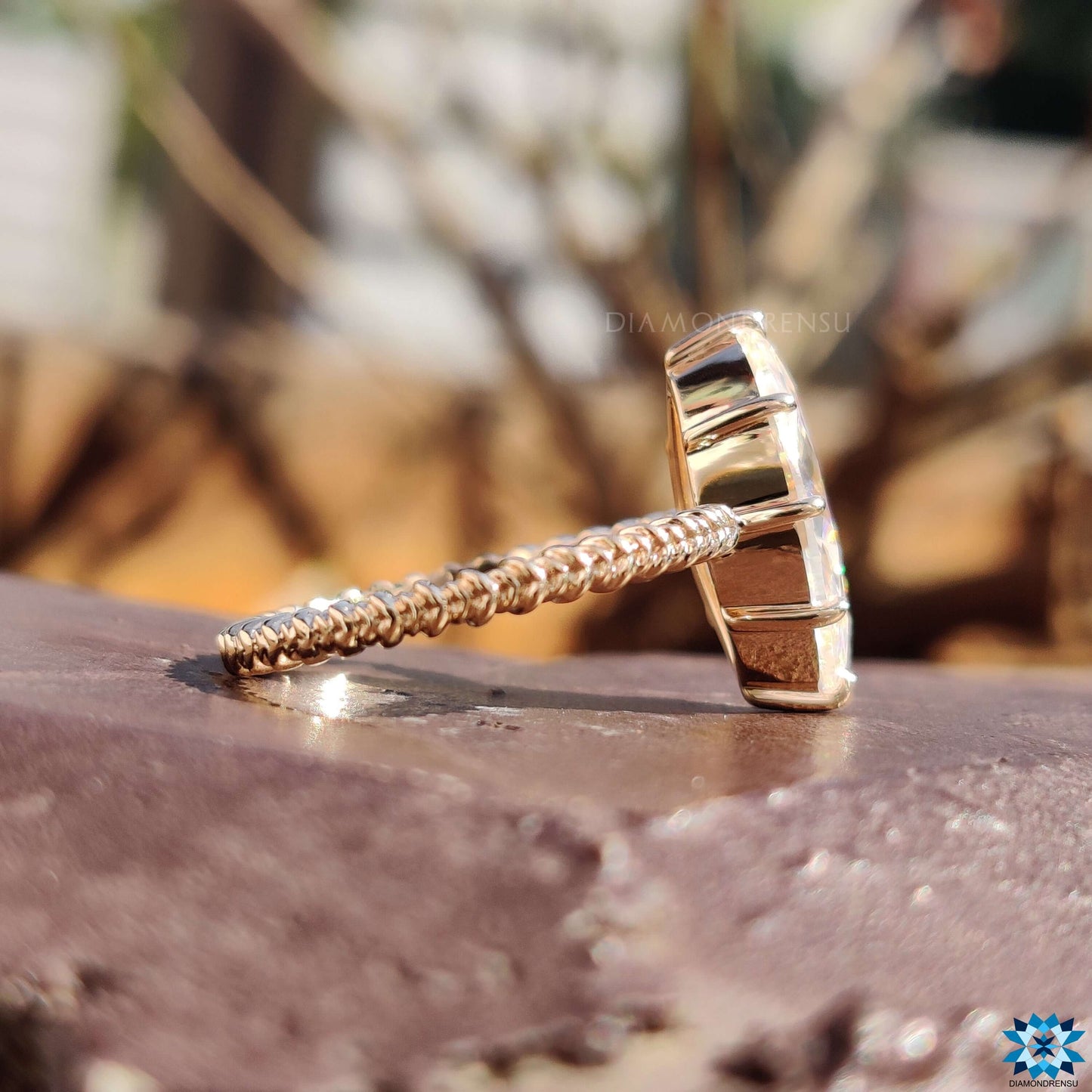 moissanite rings - diamondrensu